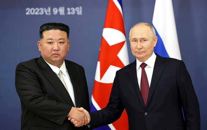 În contextul unei posibile noi mobilizări Nord-coreene împotriva Ucrainei, liderul Nord-coreean şi Putin se declară mîndri de relaţia lor